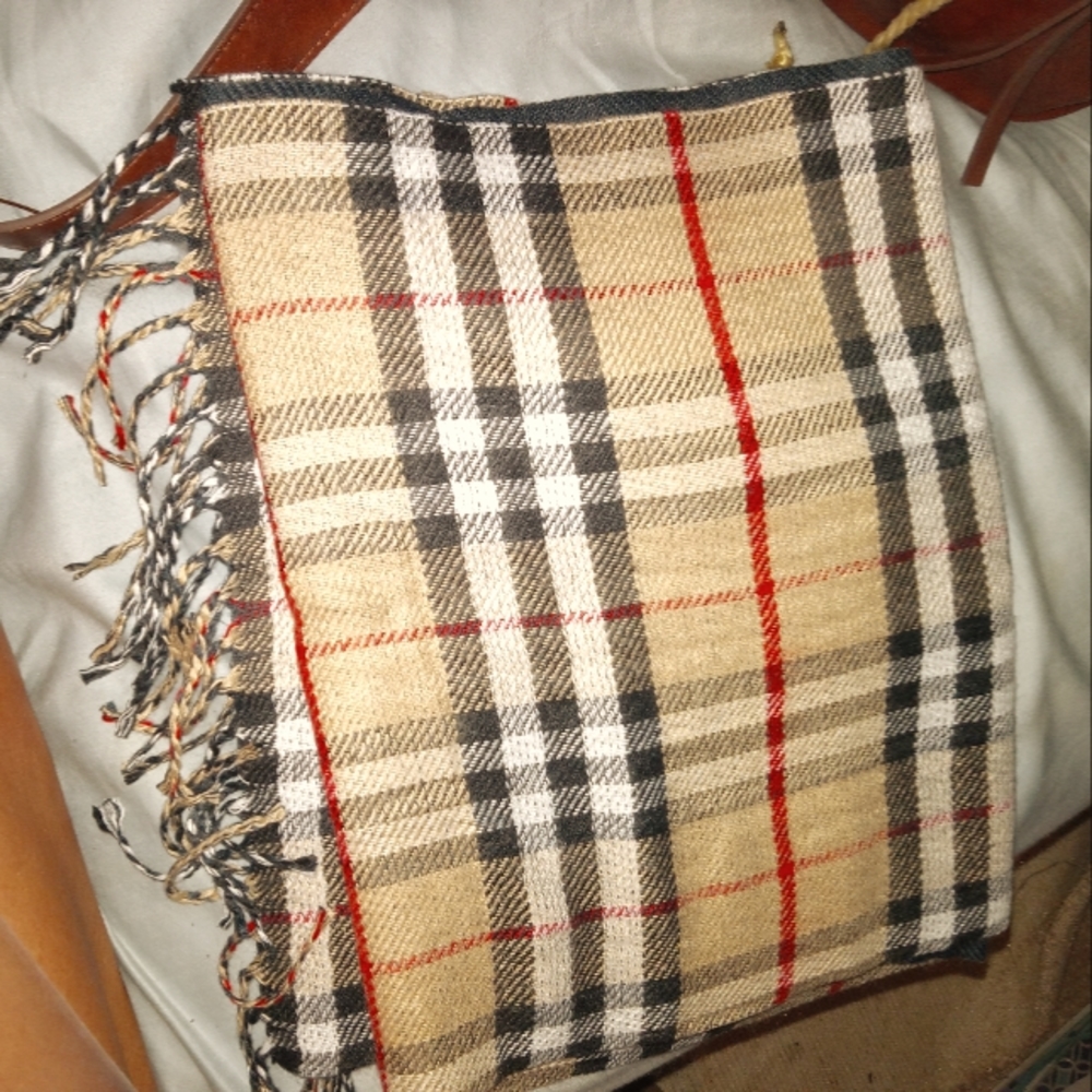 Burberry silk cashmere scarf